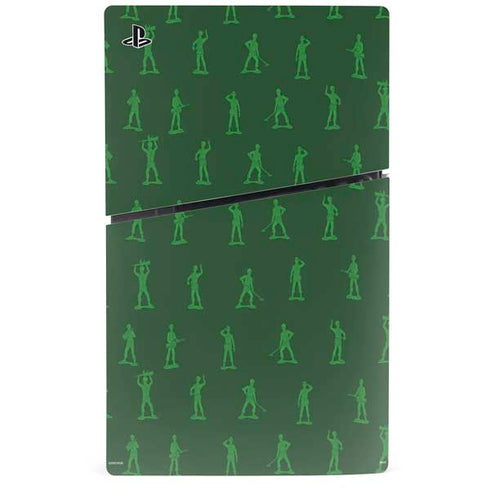 Disney Toy Story Sarge Army Print PS5 Slim Disk Console Skin