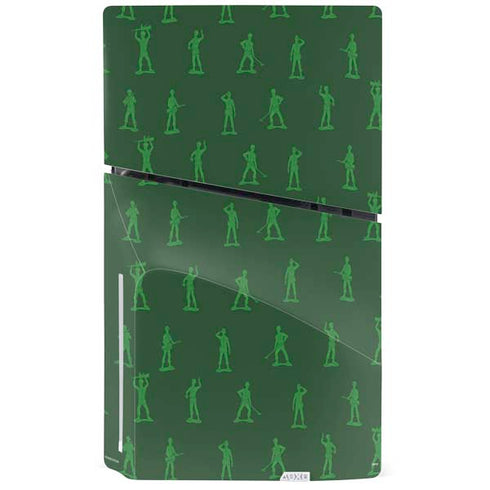 Disney Toy Story Sarge Army Print PS5 Slim Disk Console Skin