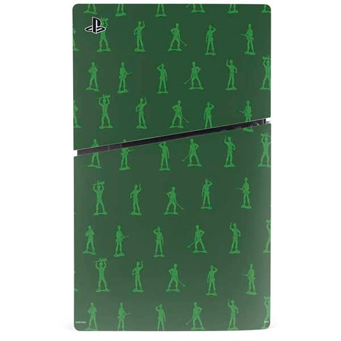 Disney Toy Story Sarge Army Print PS5 Slim Digital Edition Bundle Skin
