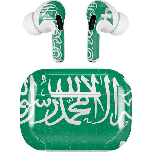 Saudi Arabia Flag Distressed AirPods Pro 2nd Gen Skin