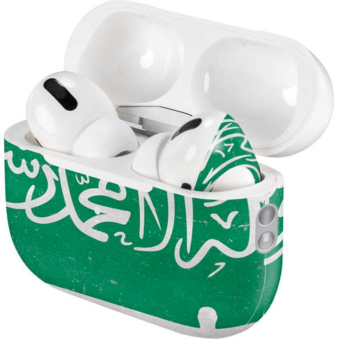 Saudi Arabia Flag Distressed AirPods Pro 2nd Gen Skin