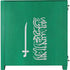Saudi Arabia Flag Distressed Corsair 4000D Tempered Glass Mid-Tower ATX Case Skin