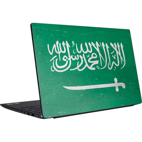 Saudi Arabia Flag Distressed Dell Vostro Skin