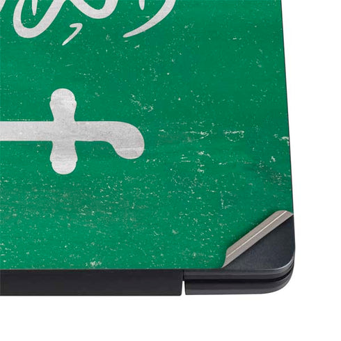 Saudi Arabia Flag Distressed Dell Vostro Skin