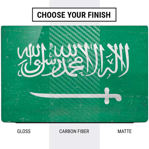 Saudi Arabia Flag Distressed Dell Vostro Skin