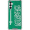 Saudi Arabia Flag Distressed Galaxy A14 5G Clear Case