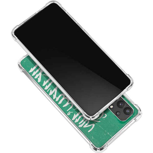 Saudi Arabia Flag Distressed Galaxy A32 5G Clear Case