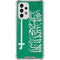 Saudi Arabia Flag Distressed Galaxy A33 5G Clear Case