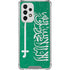 Saudi Arabia Flag Distressed Galaxy A33 5G Clear Case