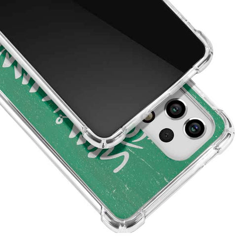 Saudi Arabia Flag Distressed Galaxy A33 5G Clear Case