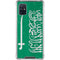 Saudi Arabia Flag Distressed Galaxy A51 5G Clear Case