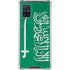 Saudi Arabia Flag Distressed Galaxy A51 5G Clear Case