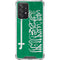 Saudi Arabia Flag Distressed Galaxy A52 5G Clear Case