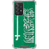 Saudi Arabia Flag Distressed Galaxy A52 5G Clear Case