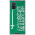Saudi Arabia Flag Distressed Galaxy A71 5G Clear Case