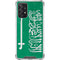 Saudi Arabia Flag Distressed Galaxy A72 5G Clear Case