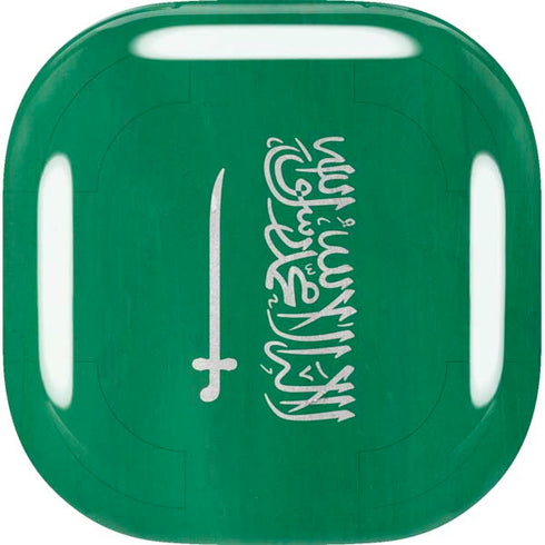 Saudi Arabia Flag Distressed Galaxy Buds Live Skin