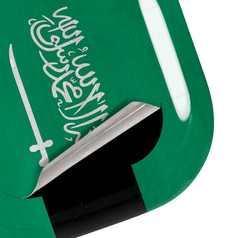 Saudi Arabia Flag Distressed Galaxy Buds Pro Skin