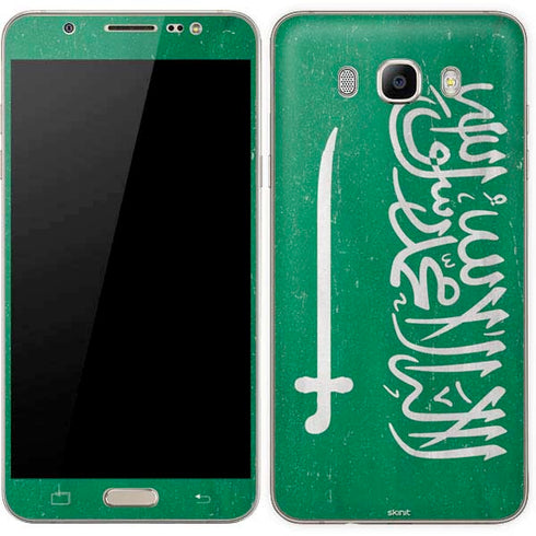 Saudi Arabia Flag Distressed Galaxy J7 Skin