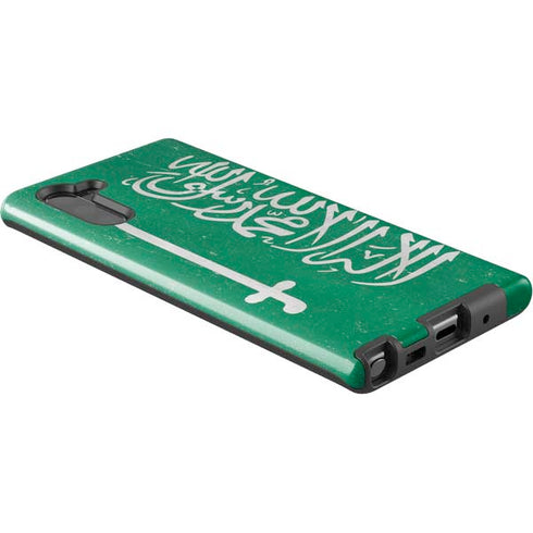 Saudi Arabia Flag Distressed Galaxy Note 10 Pro Case