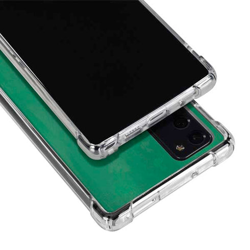 Saudi Arabia Flag Distressed Galaxy Note20 5G Clear Case