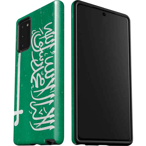Saudi Arabia Flag Distressed Galaxy Note20 5G Pro Case
