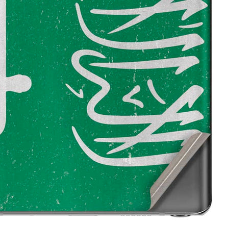 Saudi Arabia Flag Distressed Galaxy Note20 5G Skin