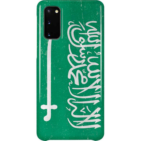 Saudi Arabia Flag Distressed Galaxy S20 Lite Case