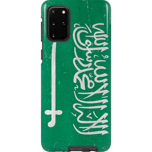 Saudi Arabia Flag Distressed Galaxy S20 Plus Pro Case