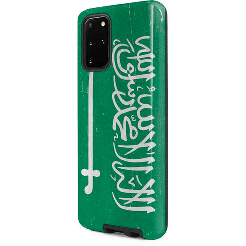 Saudi Arabia Flag Distressed Galaxy S20 Plus Pro Case