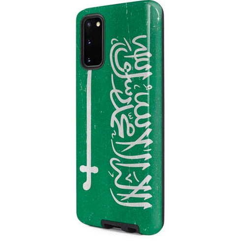 Saudi Arabia Flag Distressed Galaxy S20 Pro Case