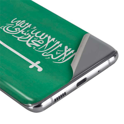 Saudi Arabia Flag Distressed Galaxy S20 Ultra 5G Skin