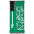 Saudi Arabia Flag Distressed Galaxy S21 5G Clear Case