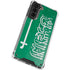 Saudi Arabia Flag Distressed Galaxy S21 5G Clear Case