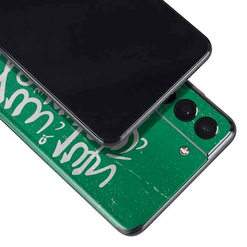 Saudi Arabia Flag Distressed Galaxy S21 Plus 5G Skin