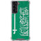 Saudi Arabia Flag Distressed Galaxy S22 Clear Case