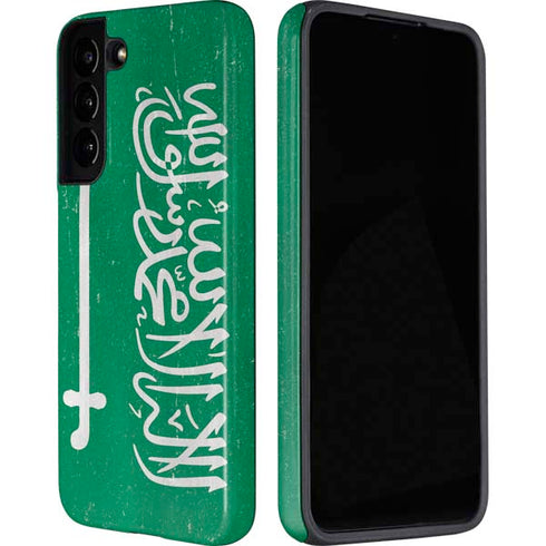 Saudi Arabia Flag Distressed Galaxy S22 Pro Case