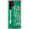 Saudi Arabia Flag Distressed Galaxy S22 Ultra Clear Case
