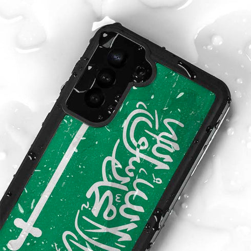 Saudi Arabia Flag Distressed Galaxy S23 Waterproof Case