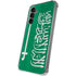 Saudi Arabia Flag Distressed Galaxy S24 Plus Clear Case