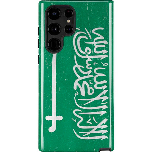 Saudi Arabia Flag Distressed Galaxy S24 Ultra Impact Case