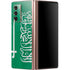 Saudi Arabia Flag Distressed Galaxy Z Fold2 5G Skin