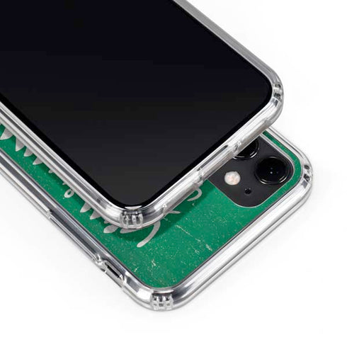 Saudi Arabia Flag Distressed iPhone 11 Clear Case