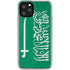 Saudi Arabia Flag Distressed iPhone 11 Pro Clear Case
