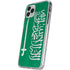 Saudi Arabia Flag Distressed iPhone 11 Pro Clear Case