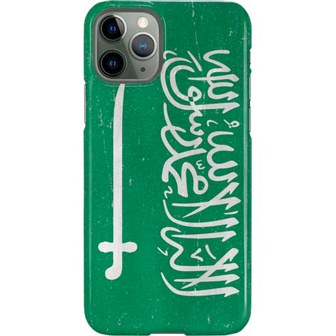 Saudi Arabia Flag Distressed iPhone 11 Pro Lite Case