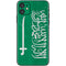 Saudi Arabia Flag Distressed iPhone 11 Skin
