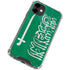 Saudi Arabia Flag Distressed iPhone 12 Clear Case