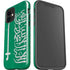 Saudi Arabia Flag Distressed iPhone 12 Impact Case