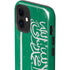 Saudi Arabia Flag Distressed iPhone 12 Mini Impact Case